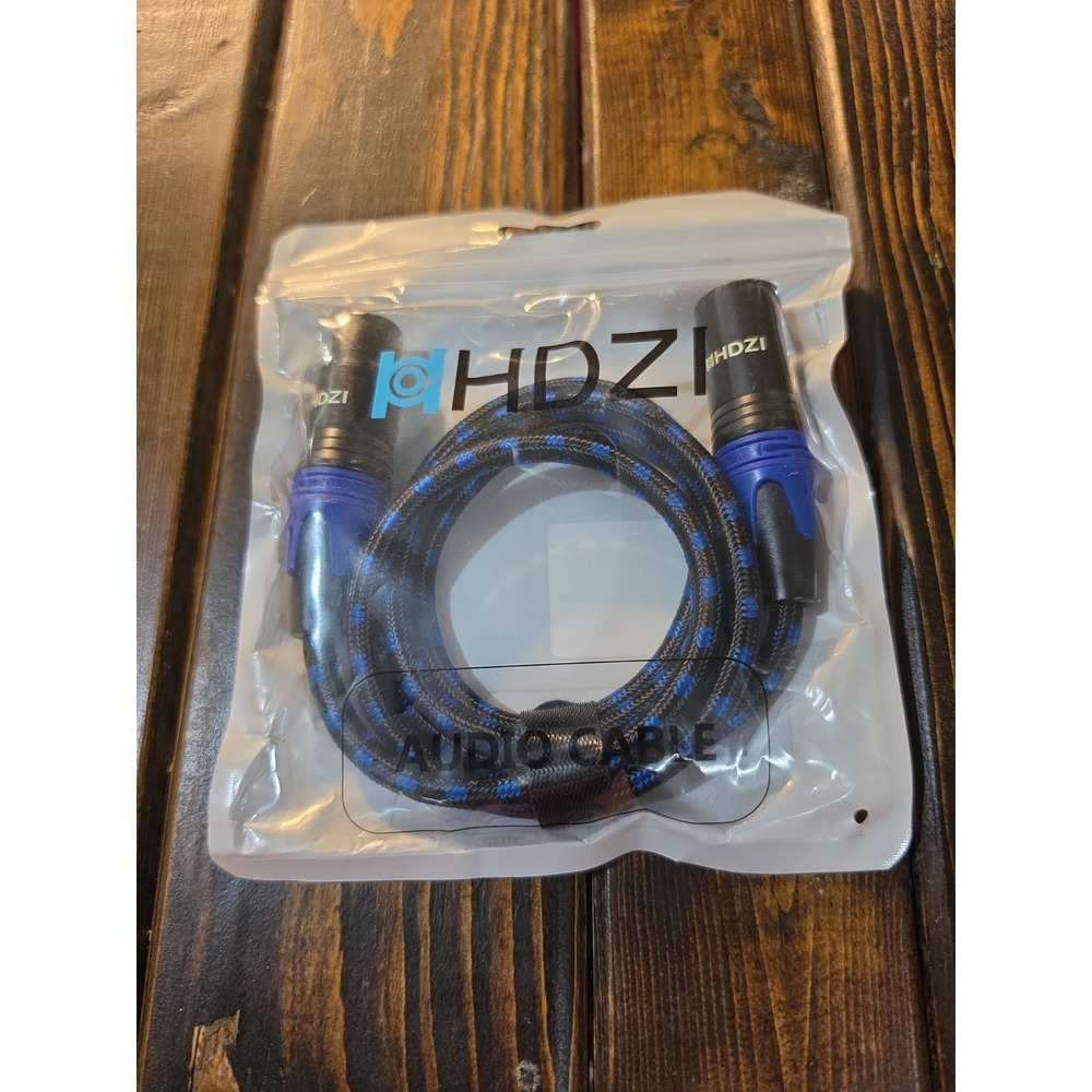HHDZI NYLON BRAIDED BALANCED XLR CABLE AUDIO MICROPHONE CABLE‎ 3'9"